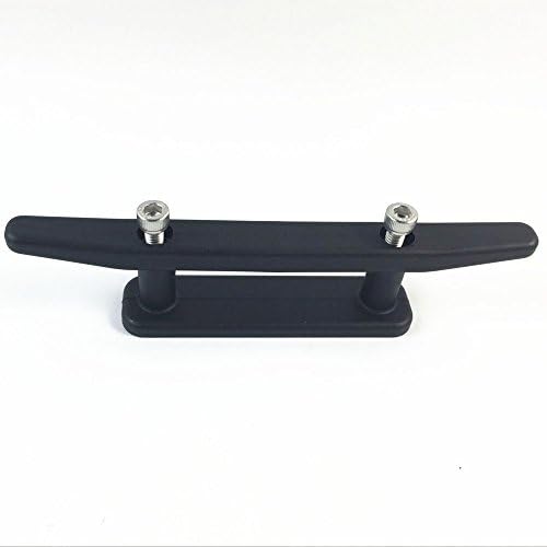 DHLink1 PCS Black Nylon 2-Hole Open Base Deck Cleat Kayak Accessories and Screw