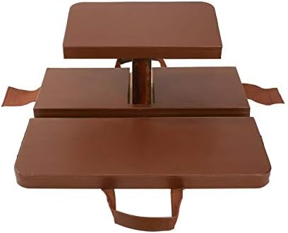 Unishopping Wooden Folding Zen Meditation Stool Prayer Kneeling Bench Yoga Cushion Mat Chair 23 x 22 x 9 inches 1 pc