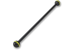 SKYSHARK 1 Pcs 12" Aluminum Alloy Underwater Extension Arm,1" Double Ball Head Connector Underwater CNC Arm System Ball Head Extension for Video Light,Strobe,Diving Camera Tray,Waterproof and Rustproof