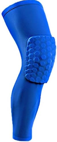 Hex Knee Pads/Elbow Pads/Shin Pads For Volleyball, Basketball, Football & All Contact Sports Breathable Honeycomb EVA