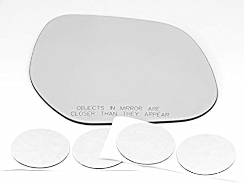 Fits 07-11 Outlander 2 Opts, 11-15 Outlander Sport Right Pass Mirror Glass Lens w/Adhesive
