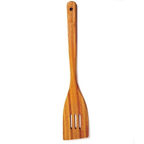 Norpro 7654 12-Inch Bamboo Slotted Spatula