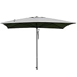 SORARA 10 by 10 Ft Patio Umbrella Aluminum Market Outdoor Table Umbrella Open with Rope and Pulleys System