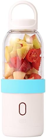 iGoods Juice Blender, Rechargeable Mini USB Juicer Cup Water Bottle, Personal Size 550ML Electric Fruit Blender Mixer Maker, Smoothies/Shakes/Baby Formula Vegetables Mixing Machine (Blue)
