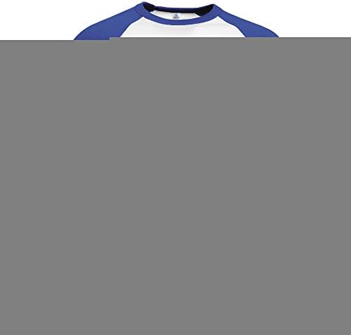 Men's Contrast Color Memorial Day American Flag And Star Logo Raglan T Shirt