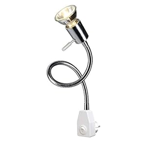 SLV LED Stekkerlamp Dio Flex Plug, Stekkerlamp Voor Individuele Verlichting Voor Keuken, Bureau, Nachtkastje, Gu10, Eek…