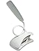 Book Light Clamp Lamp Rechargeable - for Desk Bed Headboard Computers Readers Kids Children, Smart Touch Sensitive, 3-Level Dimmable Eye Care, 16 LED Super Brightness Desk Lamp (White)