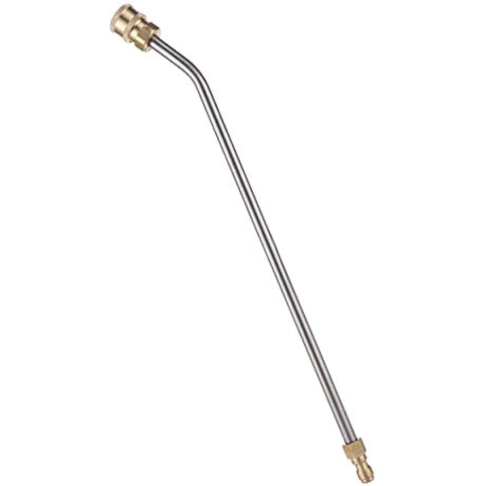 Pressure Washer Wand Extension, 30 Degree Curved Angled, Undercarriage