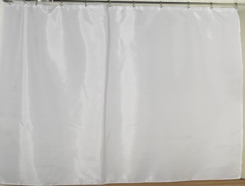 Carnation Home Fashions Extra Wide Fabric Shower Curtain Liner
