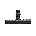 10 Pack 1/2" Barbed Tee T Fitting for Irrigation Hydroponics Drip Systems
