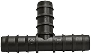 10 Pack 1/2" Barbed Tee T Fitting for Irrigation Hydroponics Drip Systems
