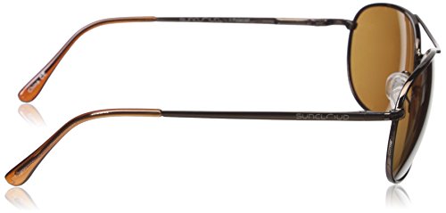 Suncloud Patrol Sunglass (Brown Polar Lens, Brown)