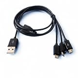 Multi Charging Cable, TechnicCo Premium Quality 3 in 1 Multi Charger Micro USB for for Android, Samsung, HTC, Nokia, Portable Charger, Power Bank, Smartphones, Tablets, PS4 and others, Data Cable