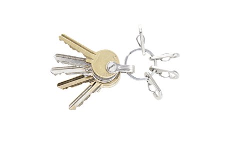 True Utility Key Ring System with 5 Key Shackle