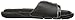NIKE COMFORT SLIDE 2 MEN's Black/Metallic Silver/White - 11