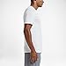 NIKE Men's Dri-FIT Cotton 2.0 Tee, White/White/Black, Medium