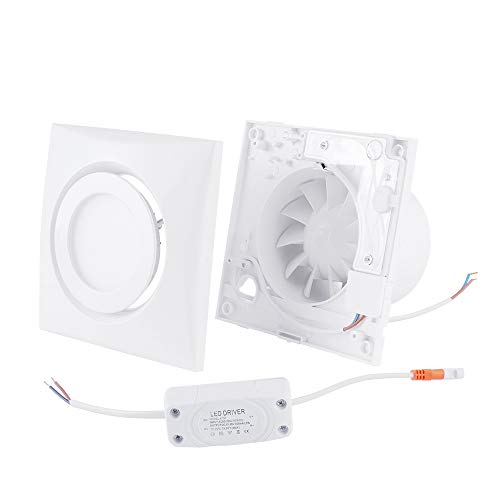 Hon&Guan Wall Exhaust Fan, 4 Inch Exhaust Fan Wall Mount Bathroom