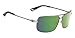 Spy Optics Leo Aviator Sunglasses, Gunmetal/Happy Bronze Polar/Green Spectra, 1.5 mm