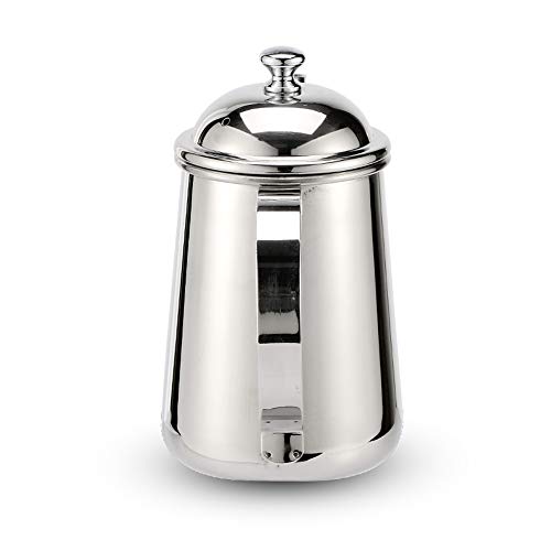 YUSDP Kettle Stainless Steel Tea Coffee Pot Mirror Polishing Gooseneck Spout Drip Stovetop Pour-Over Bottle Counter Balance Handle for Home Camping Traveling