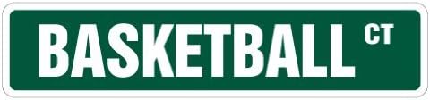 Basketball Street Sign Signs Hoop Net Coach Team Gift Shoes Uniform Player Game