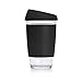 JOCO Cup 16oz - Eco-innovative Borosilicate Glass Reusable Classic Cup - (Black)