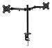 Dual Monitor Stand Dual Articulating Monitor Arm Double Monitor Desk Mount-Fits Most 13-27 Inch LCD LED Monitors Adjustable VESA Bracket with C Clamp, Grommet Mounting Base Hold 17.6 LBS by EVERVIEW
