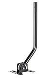 McDuory Adjustable Attic/Outdoor TV Antenna Mounting Pole Universal Wall Mounts/Brackets (1 inch Diameter Mount Pole), 16.5 inches Arm Length, Easy to Install, Solid Structure, Weather Proof