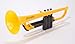pBone PTRUMPET1Y Jiggs pTrumpet Plastic Trumpet with Gig Bag & 3C & 5C Mouthpieces, Yellow
