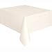 Ivory Plastic Tablecloth, 108