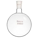 StonyLab 2000 ml Glass Single Neck Round Bottom