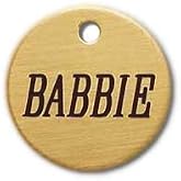 Bridle Halter Tag Thick- Small 3/4" Custom Engraved Solid Brass or Nickel Silver .050" Thick