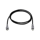 CERRXIAN USB OTG Cable - Black, Type Micro Male to Mini Male Cable (Black) (1m)
