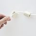 UT Wire UTW-9D12-WH Small D-Wings Cord Clip Organizer, White