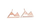 Mountain Earrings for Outdoor Lovers, Hikers, Skiers, Snowboarders, Hiking Enthusiasts