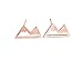 Mountain Earrings for Outdoor Lovers, Hikers, Skiers, Snowboarders, Hiking Enthusiasts