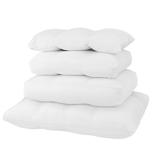 Deluxe Comfort Microbead Cloud BedPillows, Small, White Pricepulse