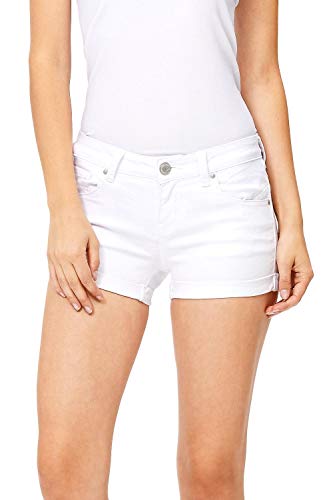 Wax-Womens-Juniors-Mid-Rise-Denim-Shorts