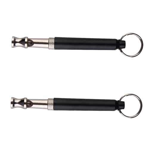 2 Ultrasonic Dog Whistles | Dog Training | Quiet Dog Repeller |