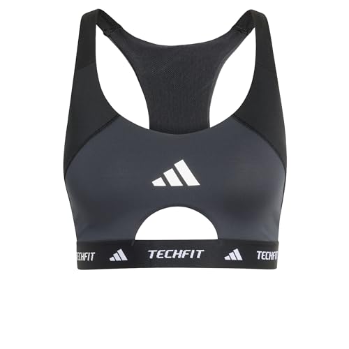 adidas Womens Techfit Workout Color Block Medium Support Bra… at Amazon