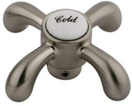 Amazon Com Kingston Brass Ksh7988txc Metal Cold Side Cross Handle