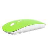 TopCase USB Optical Wireless Mouse for Macbook (pro, air) and All Laptop + TopCase Mouse Pad (Green)