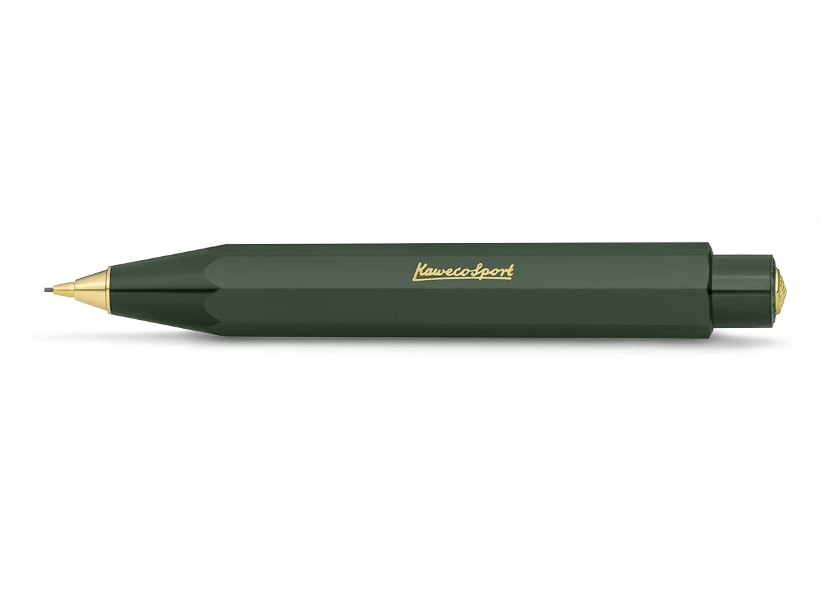 Kaweco CLASSIC SPORT Mechanical Pencil Green 0.7 mm HB I Refillable Lead Pencil 10.5 cm in Classic Design