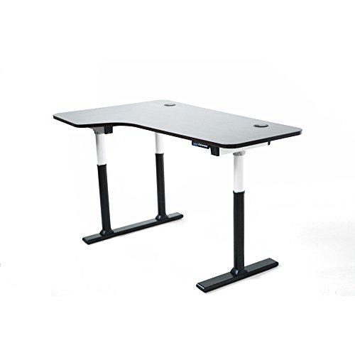 ApexDesk Vortex Series 6-button Electric Height Adjustable Sit to Stand
3-Leg Corner Desk (Espresso Top, Left Return)