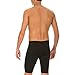 Arena Men's Board Race Polyester Solid Jammer Swimsuit - Black/Metallic Silver,32