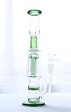 XPQY Glass vases with Multi-Purpose Height of 11 inches (Green)