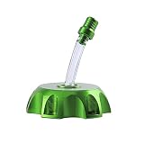 ZXTDR CNC Aluminum Gas Fuel Tank Cover Cap with Breather Valve For 50cc 70cc 90cc 110cc 125cc 140cc 150cc 160cc Pit Dirt Motor Bike (Green)
