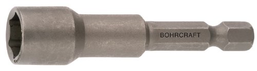 Bohrcraft Socket Without Magnetic with 1/4 Drive, Size 8.0 x 65 mm/Box, Pack of 1, 65011500865