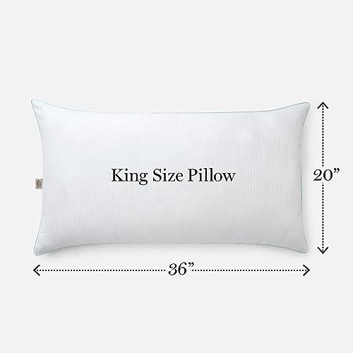 MARTHA STEWART Down Alternative Bed Pillows King Size Set Of 2