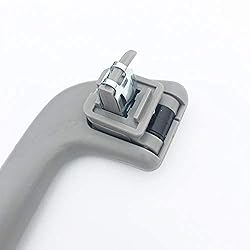 Krobelus Auto Roof Pull Handle Grab Rail Grey with