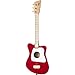 LOOG Mini Guitar for Children (Red) with GSA10RD Guitar Strap and Planet Waves Guitar Pick Assortment 10-Pack Bundle
